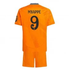 Kinder Real Madrid Fußball Trikotsatz 2024-25 HP Mbappe #9 Auswärtstrikot