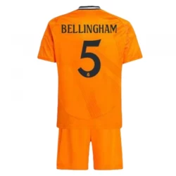 Kinder Real Madrid Fußball Trikotsatz 2024-25 Jude Bellingham #5 Auswärtstrikot