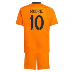 Kinder Real Madrid Fußball Trikotsatz 2024-25 Modric #10 Auswärtstrikot