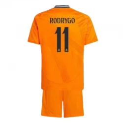 Kinder Real Madrid Fußball Trikotsatz 2024-25 Rodrygo #11 Auswärtstrikot