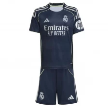 Kinder Real Madrid Fußball Trikotsatz 2025-26 Auswärtstrikot