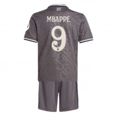 Kinder Real Madrid Fußball Trikotsatz Mbappe #9 2024-25 HP Ausweichtrikot