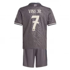Kinder Real Madrid Fußball Trikotsatz Vinicius Junior #7 2024-25 Ausweichtrikot
