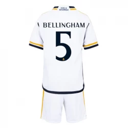 Kinder Real Madrid Jude Bellingham #5 Fußball Trikotsatz 2023-24 Heimtrikot