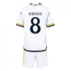 Kinder Real Madrid Toni Kroos #8 Fußball Trikotsatz 2023-24 Heimtrikot