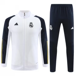 Kinder Real Madrid Trainingsanzüge Jacke 2023-24 Weiß