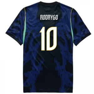 Kinder Rodrygo #10 Brasilien Fußball Trikotsatz WM 2026 Auswärtstrikot