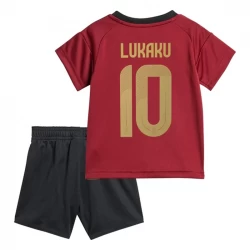 Kinder Romelu Lukaku #10 Belgien Fußball Trikotsatz EM 2024 Heimtrikot