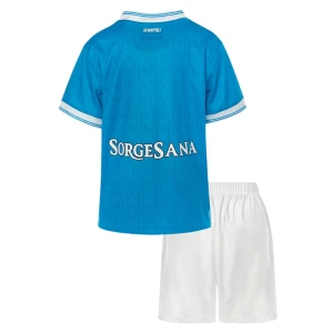Kinder SSC Napoli Fußball Trikotsatz 2025-26 Heimtrikot