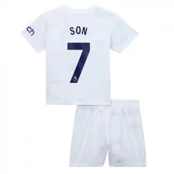 Kinder Tottenham Hotspur Heung-min Son #7 Fußball Trikotsatz 2023-24 Heimtrikot