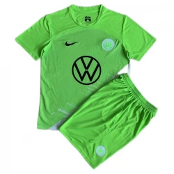 Kinder VfL Wolfsburg Fußball Trikotsatz 2023-24 Heimtrikot