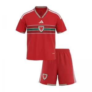 Kinder Wales Fußball Trikotsatz 2026 Heimtrikot