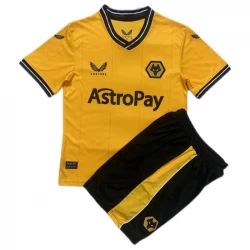 Kinder Wolverhampton Wanderers Fußball Trikotsatz 2023-24 Heimtrikot