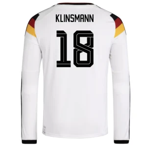 Klinsmann #18 Deutschland Fußballtrikot WM 2026 Heimtrikot Herren Langarm