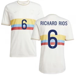 Kolumbien RICHARD RIOS #6 Fußballtrikot 2024 100th Anniversary Heimtrikot Herren
