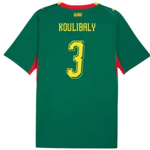 Koulibaly #3 Senegal Fußballtrikot WM 2026 Auswärtstrikot Herren