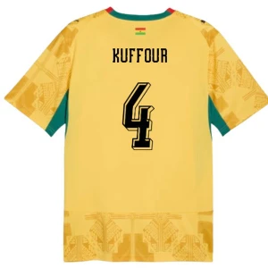 Kuffour #4 Ghana Fußballtrikot WM 2026 Auswärtstrikot Herren