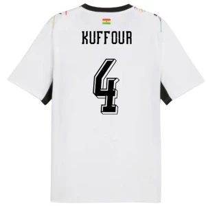 Kuffour #4 Ghana Fußballtrikot WM 2026 Heimtrikot Herren