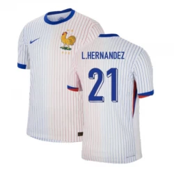 L. Hernandez #21 Frankreich Fußballtrikot EM 2024 Auswärtstrikot Herren