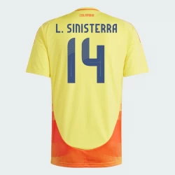 L. Sinisterra #14 Kolumbien Fußballtrikots Copa America 2024 Heimtrikot Herren