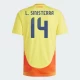 L. Sinisterra #14 Kolumbien Fußballtrikots Copa America 2024 Heimtrikot Herren