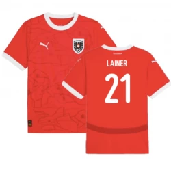 Lainer #21 Österreich Fußballtrikot EM 2024 Heimtrikot Herren