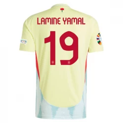 Lamine Yamal #19 Spanien Fußballtrikots EM 2024 Auswärtstrikot Herren