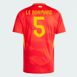 Le Normand #5 Spanien Fußballtrikots EM 2024 Heimtrikot Herren