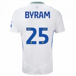 Leeds United Byram #25 Fußballtrikot 2024-25 Heimtrikot Herren