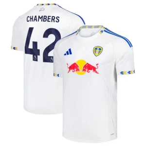 Leeds United Chambers #42 Fußballtrikot 2025-26 Heimtrikot Herren