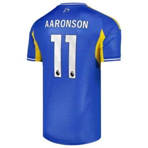 Leeds United Fußballtrikot 2025-26 Aaronson #11 Auswärtstrikot Herren