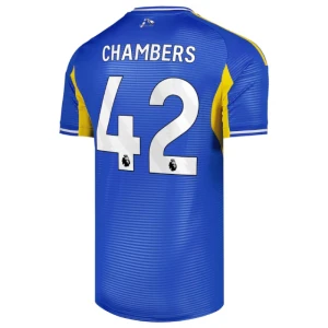 Leeds United Fußballtrikot 2025-26 Chambers #42 Auswärtstrikot Herren