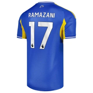 Leeds United Fußballtrikot 2025-26 Ramazani #17 Auswärtstrikot Herren