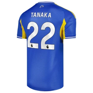 Leeds United Fußballtrikot 2025-26 Tanaka #22 Auswärtstrikot Herren