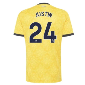 Leeds United Fußballtrikot 2026-27 Justin #24 Auswärtstrikot Herren