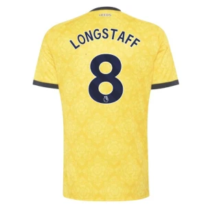 Leeds United Fußballtrikot 2026-27 Longstaff #8 Auswärtstrikot Herren