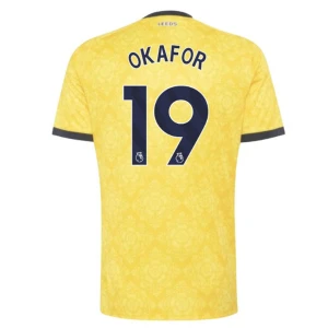 Leeds United Fußballtrikot 2026-27 Okafor #19 Auswärtstrikot Herren