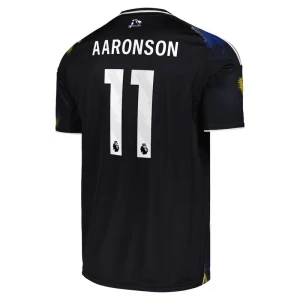 Leeds United Fußballtrikot Aaronson #11 2025-26 Ausweichtrikot Herren