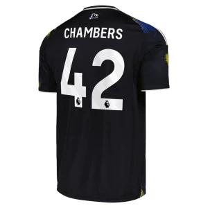 Leeds United Fußballtrikot Chambers #42 2025-26 Ausweichtrikot Herren