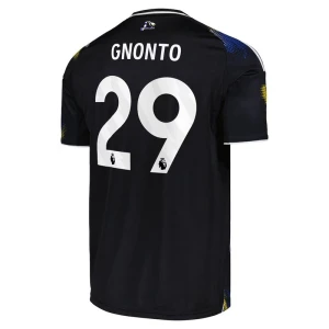 Leeds United Fußballtrikot Gnonto #29 2025-26 Ausweichtrikot Herren