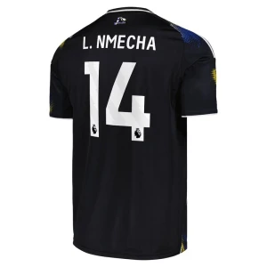 Leeds United Fußballtrikot L. Nmecha #14 2025-26 Ausweichtrikot Herren