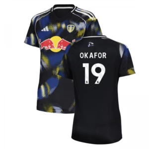 Leeds United Fußballtrikot Okafor #19 2025-26 Ausweichtrikot Herren