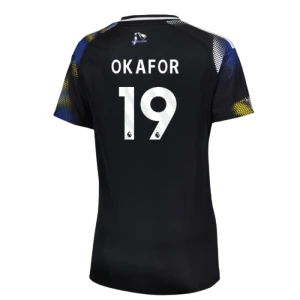 Leeds United Fußballtrikot Okafor #19 2025-26 Ausweichtrikot Herren