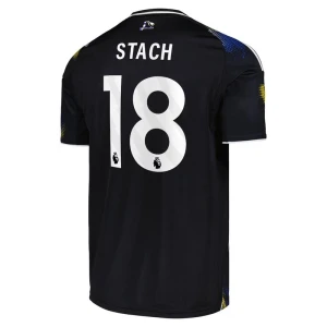 Leeds United Fußballtrikot Stach #18 2025-26 Ausweichtrikot Herren