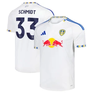 Leeds United Schmidt #33 Fußballtrikot 2025-26 Heimtrikot Herren