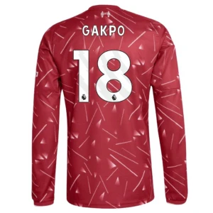 Liverpool FC Cody Gakpo #18 Fußballtrikot 2026-27 Heimtrikot Herren Langarm