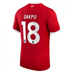 Liverpool FC Cody Gakpo #18 Fußballtrikots 2023-24 Heimtrikot Herren