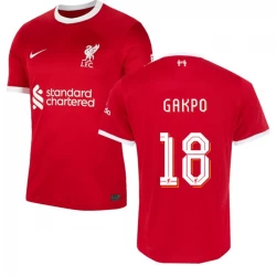 Liverpool FC Cody Gakpo #18 Fußballtrikots 2023-24 UCL Heimtrikot Herren