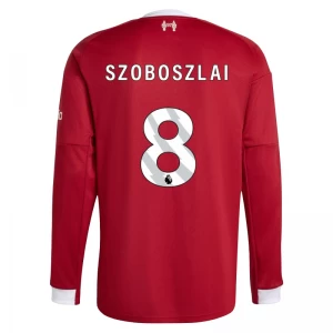 Liverpool FC Dominik Szoboszlai #8 Fußballtrikot 2025-26 Heimtrikot Herren Langarm