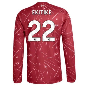 Liverpool FC Ekitike #22 Fußballtrikot 2026-27 Heimtrikot Herren Langarm